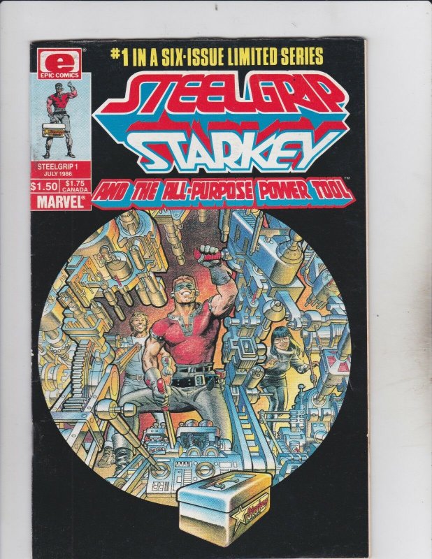 Epic Comics! Steelgrip Starkey Issue 1!