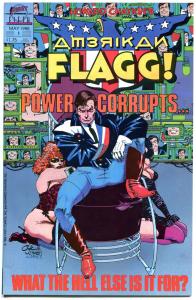 AMERICAN FLAGG #1 2 3 4 5 6, 8 9, NM-, Howard Chaykin. Agent, Spy, 1988