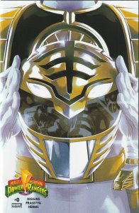 Mighty Morphin Power Rangers # 0 White Ranger Helmet Variant NM Boom 2016 [P9]