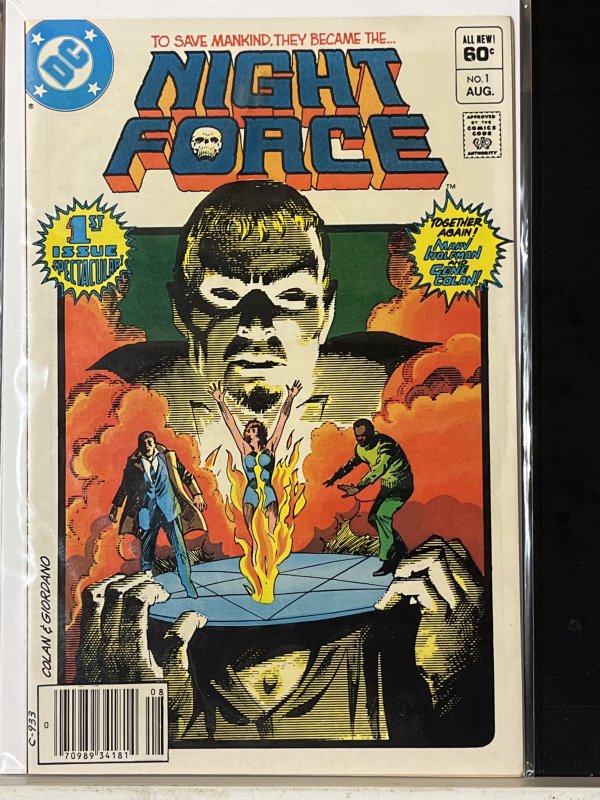 Night Force #1 Newsstand Edition (1982)