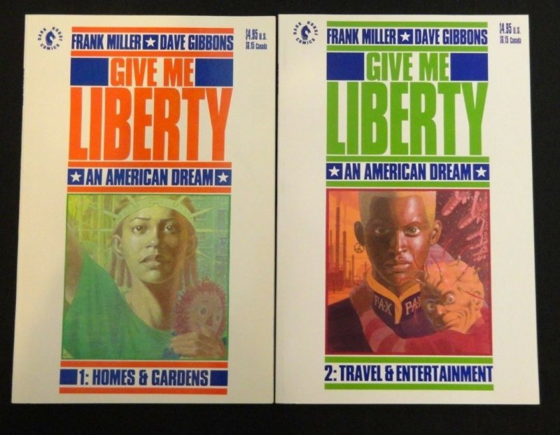 Give Me Liberty An American Dream 1 2 3 4 #1-4 Complete Set Lot of 4 VF/NM