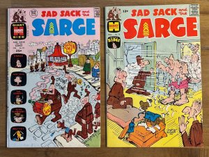 SAD SACK AND THE SARGE - #73 & #93. 2 COMICS. HIGHER GRADE