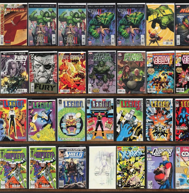 Huge Lot 140+ Comics with Solo Avengers, Green Arrow, L.E.G.I.O.N. & More!