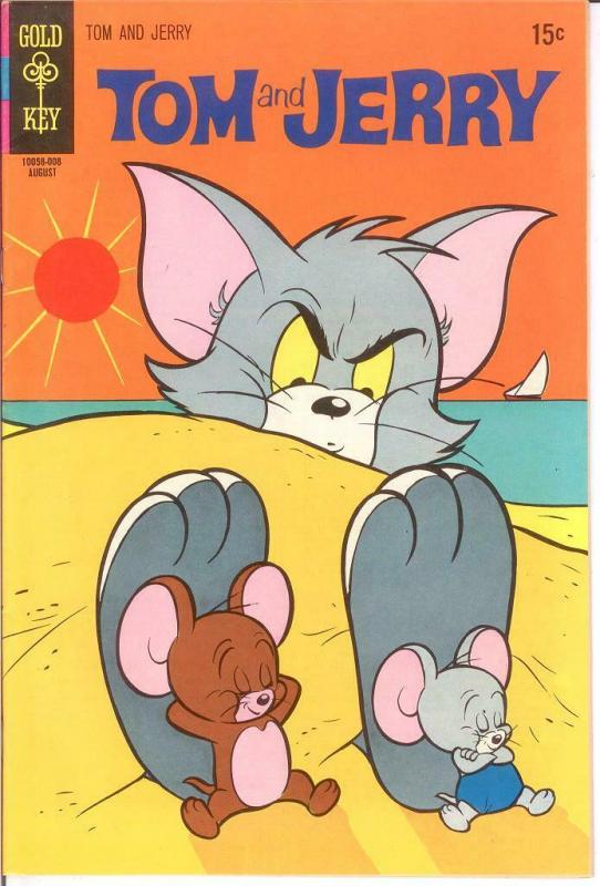 TOM & JERRY 252 F-VF Aug. 1970 COMICS BOOK