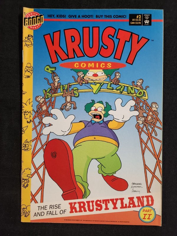 Krusty Comics 3PC #1-3 - Complete Series / Phil Ortiz Art (8.0/8.5) 1995