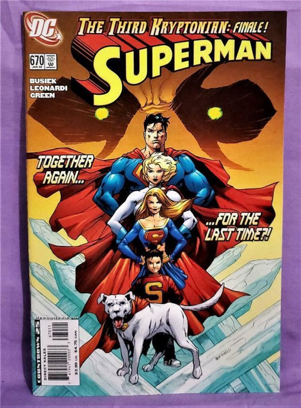 SUPERMAN #666 - 673 Annual #13 Walt Simonson Kurt Busiek (DC 2007)