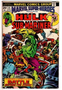Marvel Super-Heroes #51 (1975) Hulk Marvel Comics