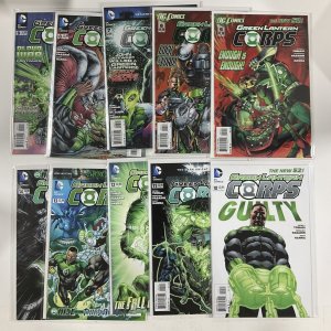 GREEN LANTERN CORPS NEW 52 5-14 5 6 7 8 9 10 11 12 13 14 LOT OF 10 NM DC COMICS