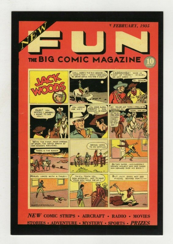 New Fun Big Comic Magazine #1 4x5 Cover Postcard 2010 DC Comics 