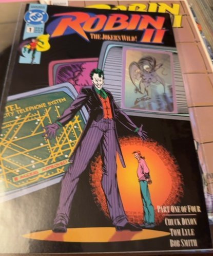 Robin II: The Joker's Wild! #1 Video Screens Cover (1991)  
