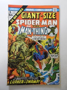 Giant-Size Spider-Man #5 (1975) VG Condition moisture stain