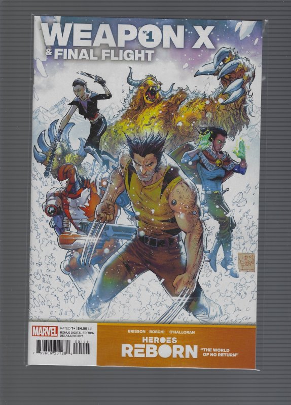 Heroes Reborn: Weapon X & Final Flight #1