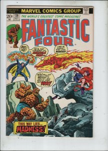 Fantastic Four #138 f/vf to vf-