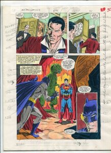 Action Comics #654 p.21/30 1990 Color Guide art by Glenn Whitmore