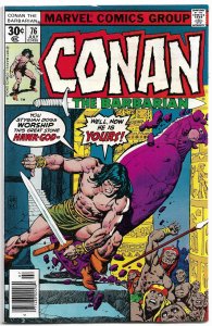 Conan the Barbarian #76 (1977) FN+