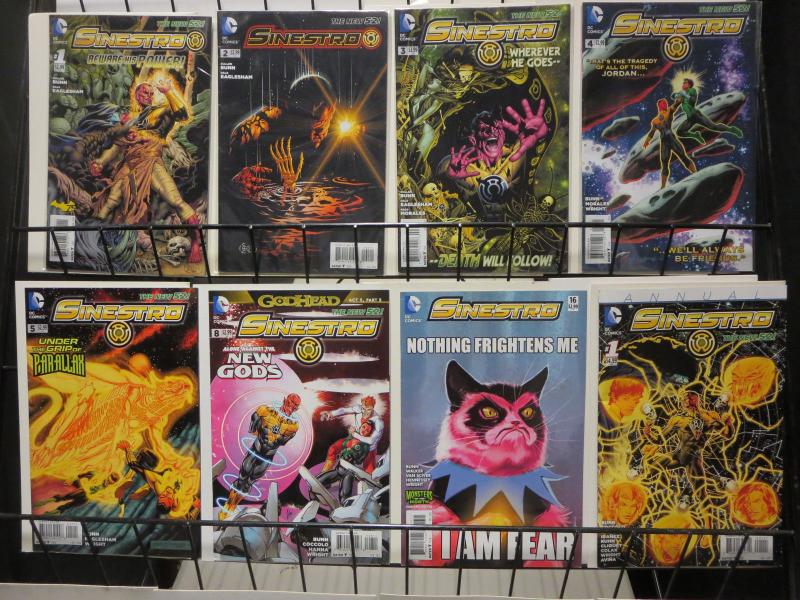Sinestro (DC New 52 2014) #1-5 8 16 Annual Green Lantern Nemesis Hal Jordan