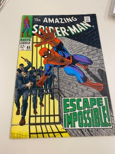 The Amazing Spider-Man #65 (1968)escape impossible came foggy Nelson