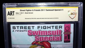 Street Fighter Swimsuit Special #1 CBCS (ART) Sketch & Signed Steve Lydic - 2018