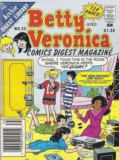 Betty and Veronica Comics Digest #35 (Newsstand) FN ; Archie | Slumber Party