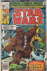 Star Wars #13 1978 Mid-grade Chewbacca gone wild standard cover key!  VG/FN Wow!