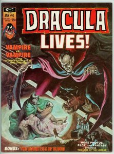 Dracula Lives #4 (1973) - 9.0 VF/NM *1st Appearance Louis Belski*