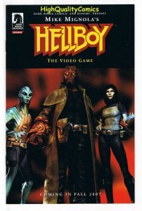 HELLBOY : VIDEO GAME Promo, NM, Mike Mignola, 2007, ashcan, more in store 