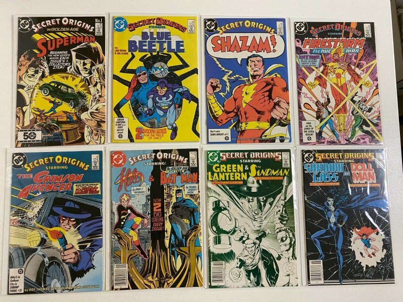 Secret Origins lot #1-50 + Specials 2nd Series DC 42 pieces 6.0 FN (1986-'90)