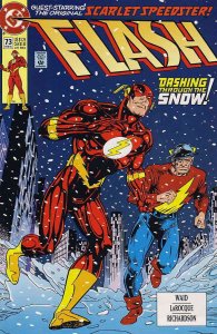 Flash (2nd Series) #73 VF ; DC | Mark Waid Snow Cover