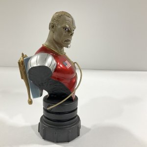 2002 Bowen Deathlok Mini Bust #1029 Professionally Displayed Signed Rick Buckler