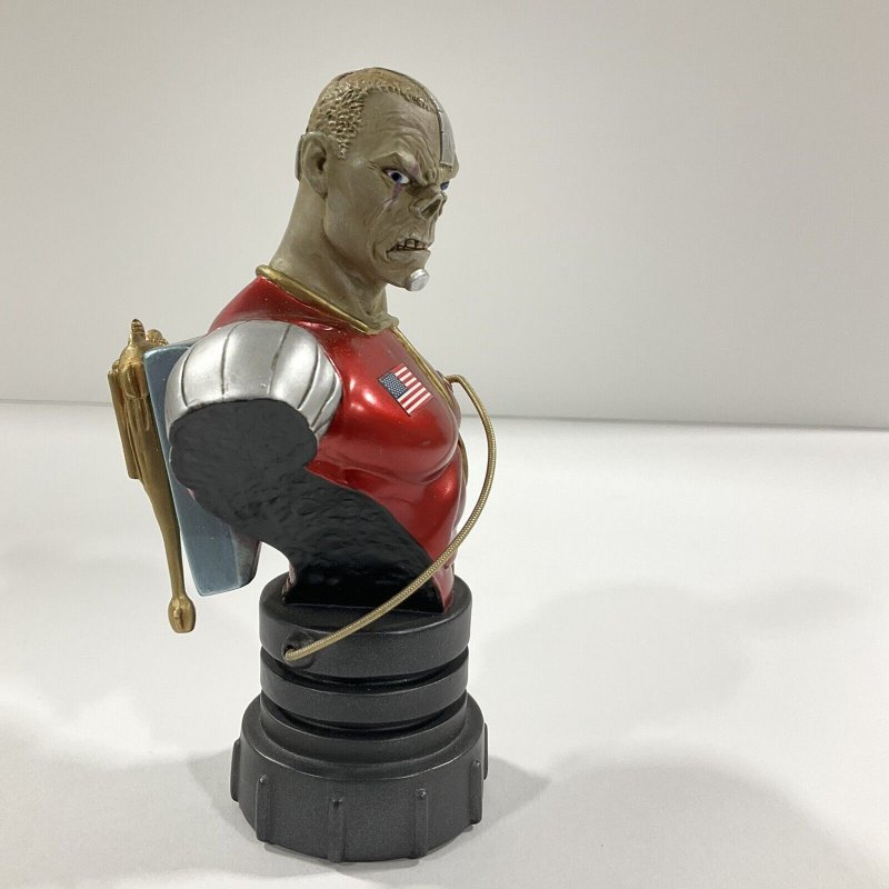 2002 Bowen Deathlok Mini Bust #1029 Professionally Displayed Signed Rick Buckler