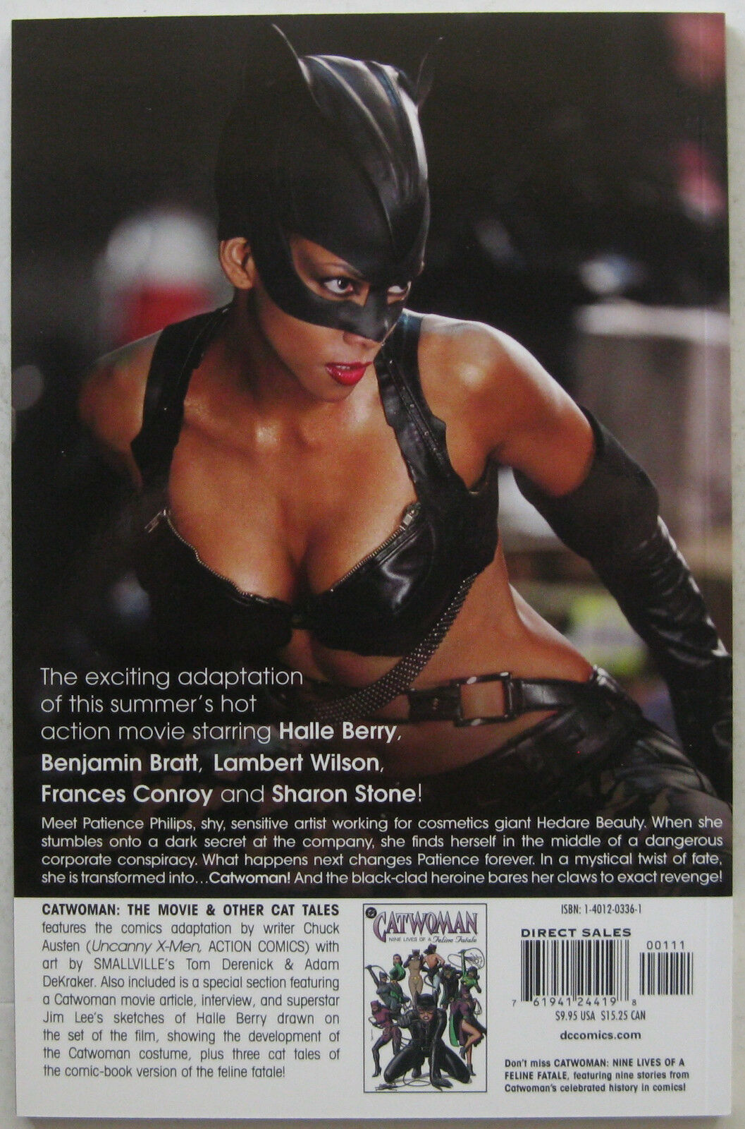 CATWOMAN MOVIE 2004 INKWORKS PROMOTIONAL SELL SALE SHEET HALIE BERRY 