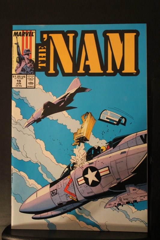 The 'Nam #19 (1988)  Super-High-Grade NM or better Viet Nam comic Jet Es...