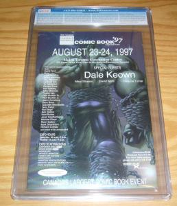 Pitt #14 CGC 9.0 full bleed - dale keown - low print run - white pages 1997 