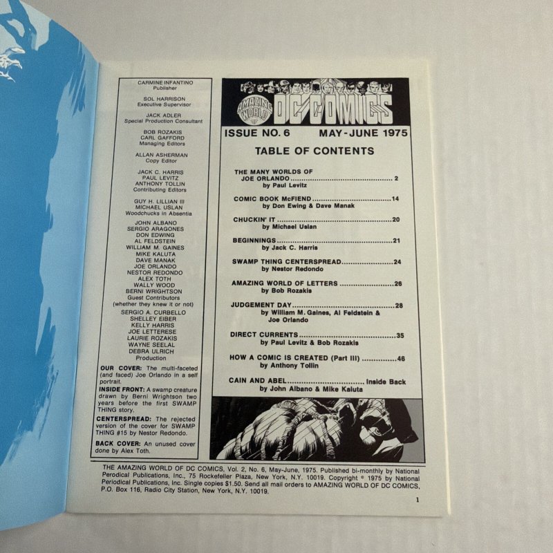 Amazing World Of DC Comics #6 1975