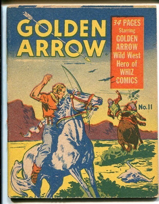 Mighty Midget #11 1942-Golden Arrow-1st starring book?--VG