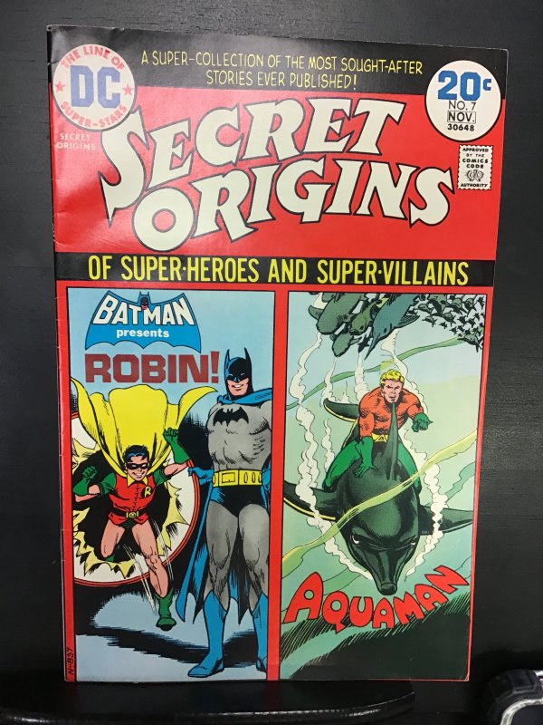 Secret Origins #1 (1973)vf # 1-7