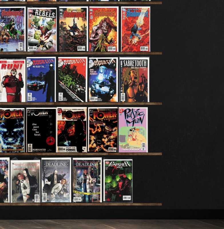 Huge Lot 160+ Comics with Countdown, The Power Company, District X & More!