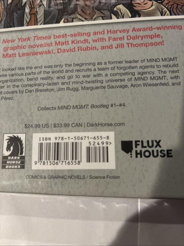 Mind MGMT: Bootleg •  Matt Kindt HC Dark Horse