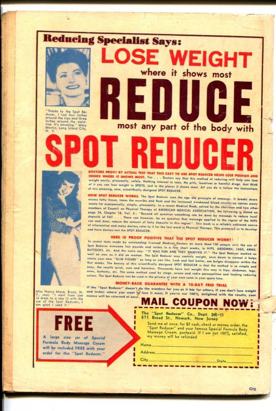 GIGGLE #59 1948-ACG-SPENCER SPOOK-HORROR COVER-SKELETON-good