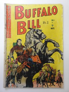 Buffalo Bill #2 (1950) W/Wild Bill Hickock! Fair Condition! Complete/Attached