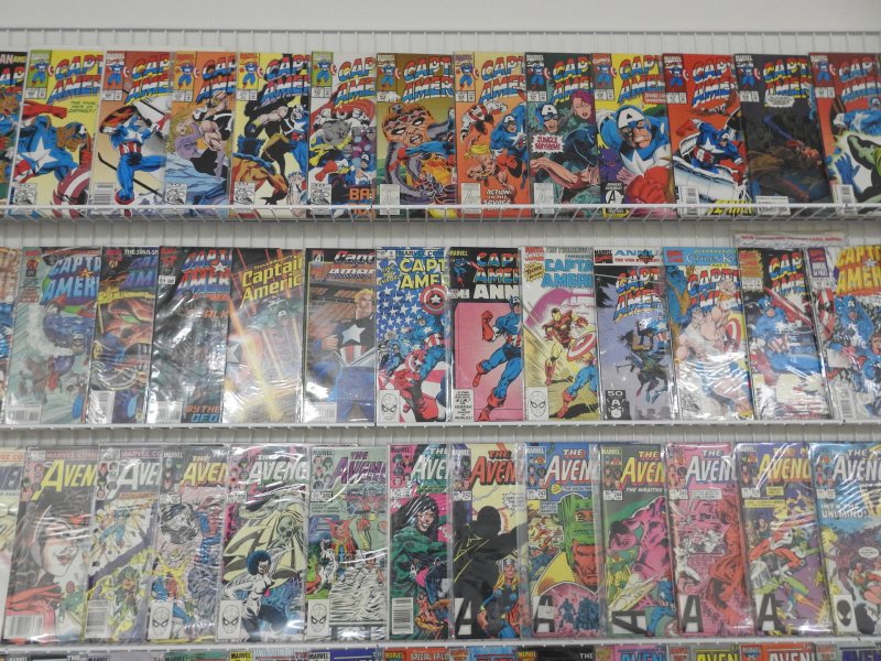 Huge Lot of 180+ Comics W/ Captain America, Avengers +More! Avg VF Condition