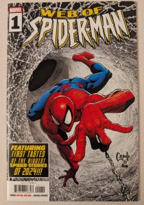 Web of Spider-Man #1 2024 NM 1st Cameo Of Liberty  1st App Gwen Goblin Minor Key