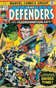 Defenders, The #26 FN ; Marvel | Steve Gerber