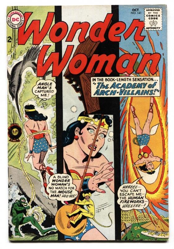 Wonder Woman #141 comic book DC COMICS-Silver-Age 1963 FN-