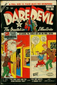 Daredevil #60 1950-Lev Gleason- Charles Biro- Norman Maurer VG