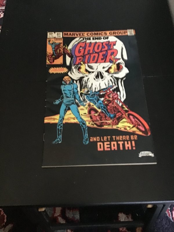 Ghost Rider #81 (1983) Rare Final Issue! Low print run! VF- Wow!