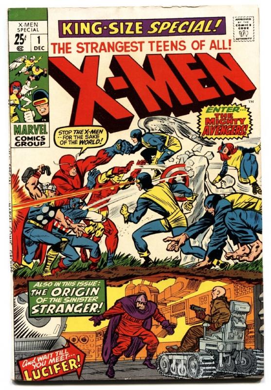 X-Men Annual #1-1970-AVENGERS-comic book-Silver-Age