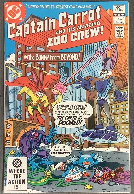 Captain Carrot and His Amazing Zoo Crew #6 (1982, DC) NM-