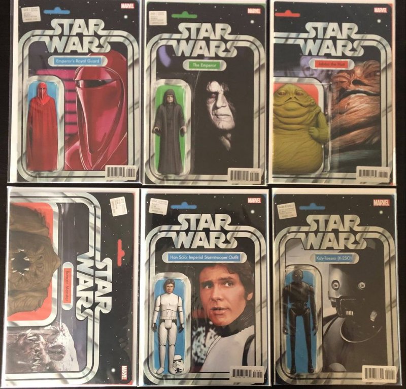 John Tyler Christopher Star Wars Action Figure Variants NM Lot NEAR COMPLETE 132