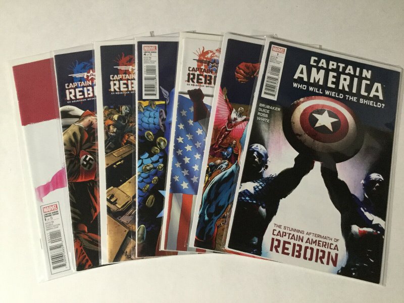 Captain America Reborn 1-6 #5 Cassidy Variant + Shield Lot Nm Near Mint Marvel